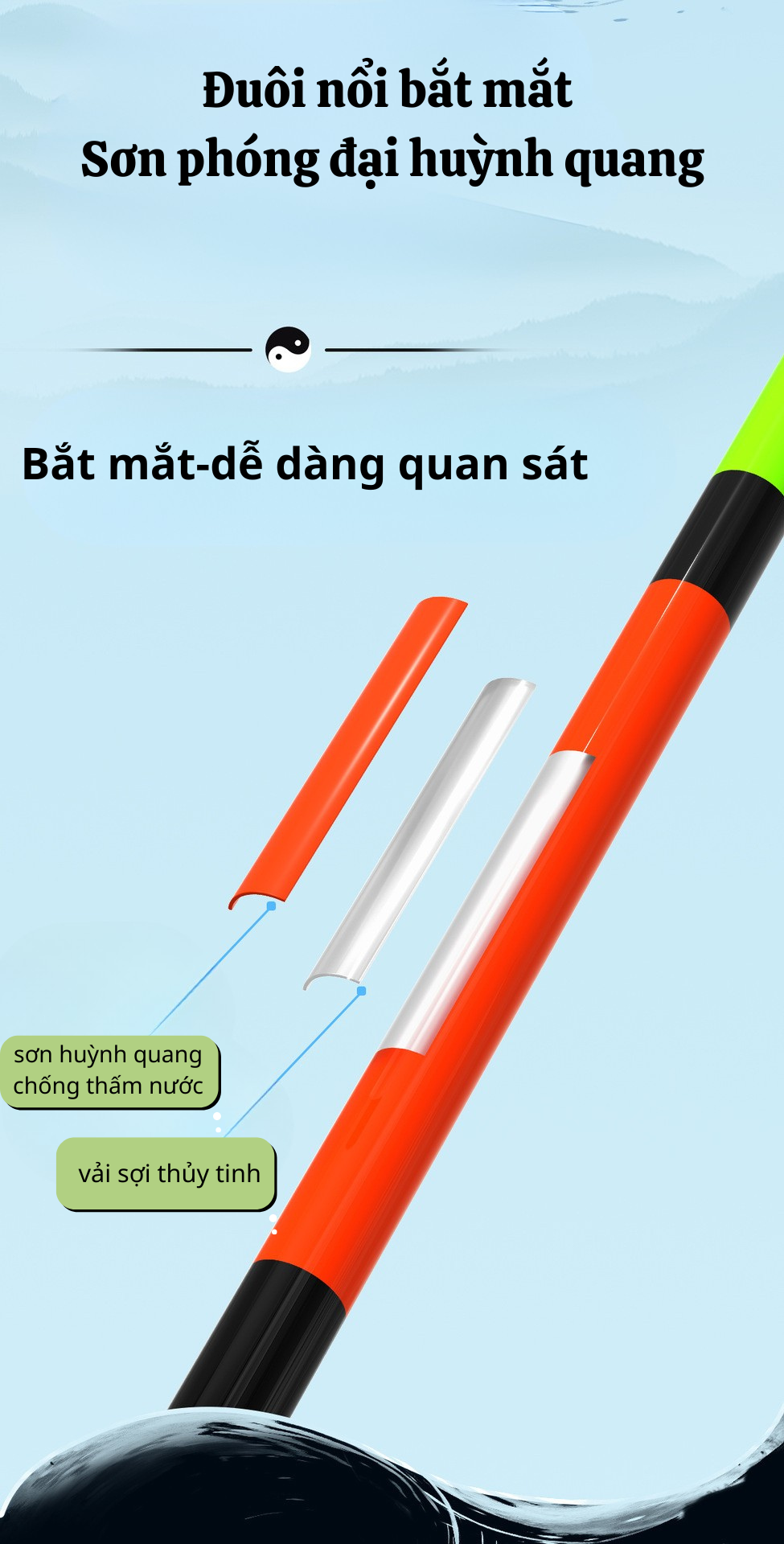 Phao câu cá Phoenix đuôi kép cao cấp - Ảnh 9