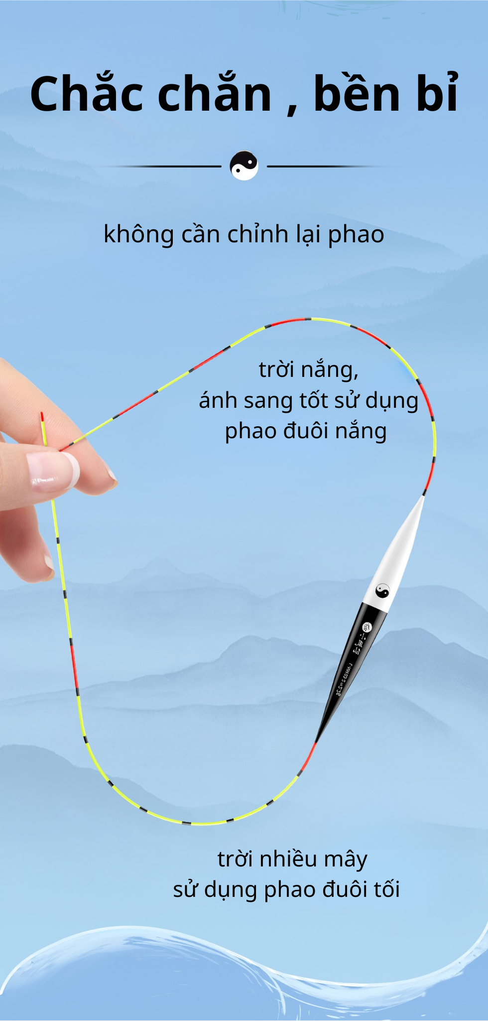 Phao câu cá Phoenix đuôi kép cao cấp - Ảnh 7