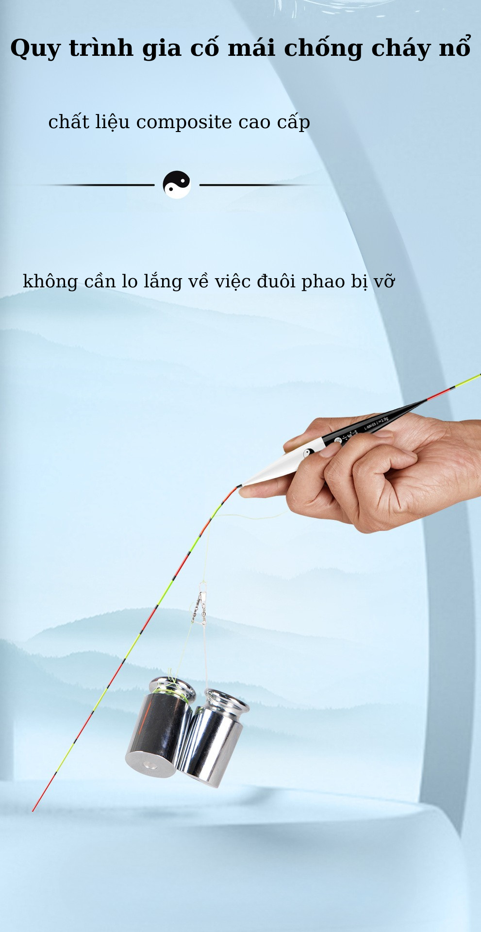 Phao câu cá Phoenix đuôi kép cao cấp - Ảnh 5