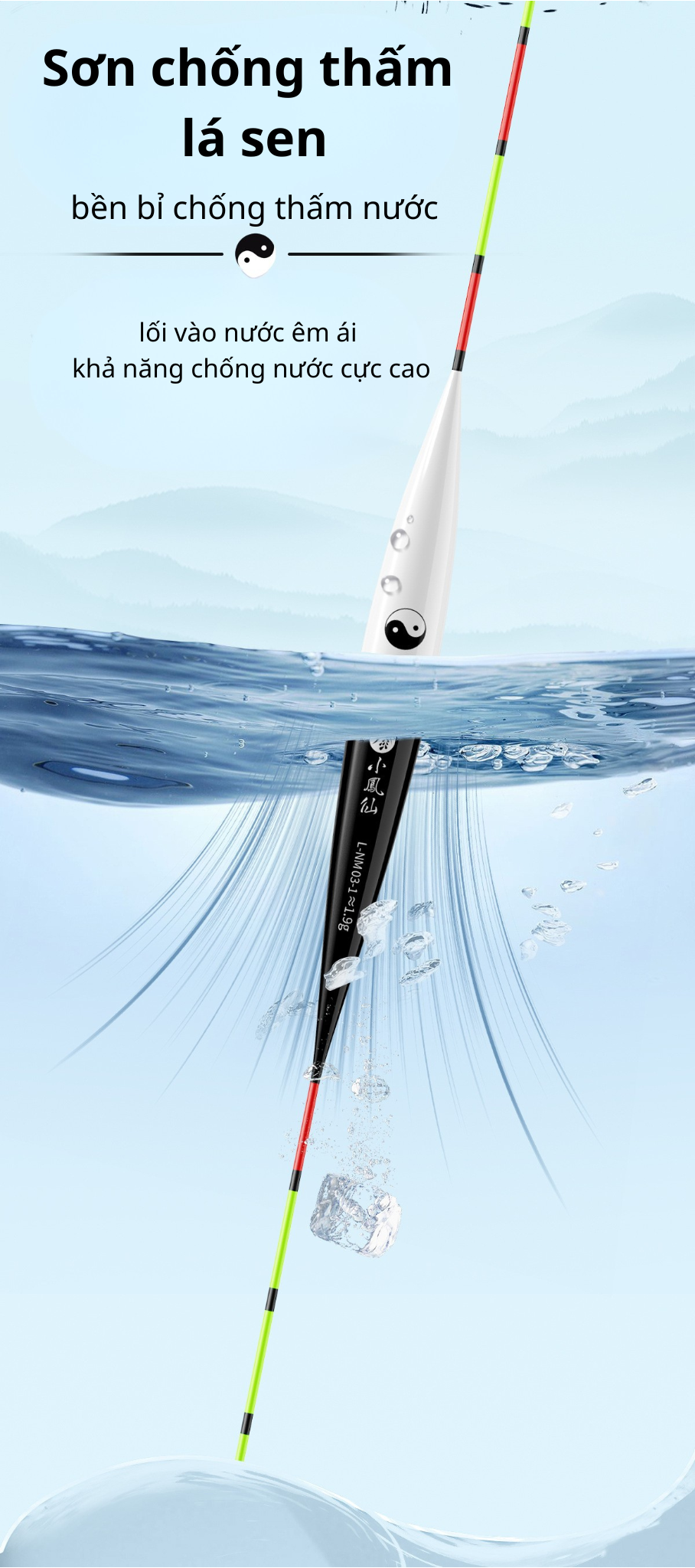 Phao câu cá Phoenix đuôi kép cao cấp - Ảnh 4