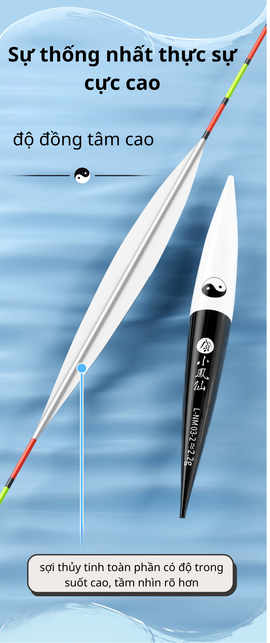 Phao câu cá Phoenix đuôi kép cao cấp