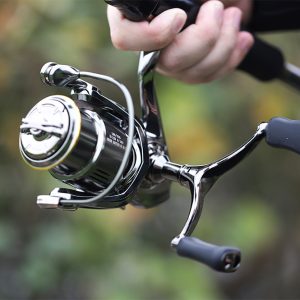 Alternative view of Máy Câu Kim Loại 2 Tay Quay HES T01