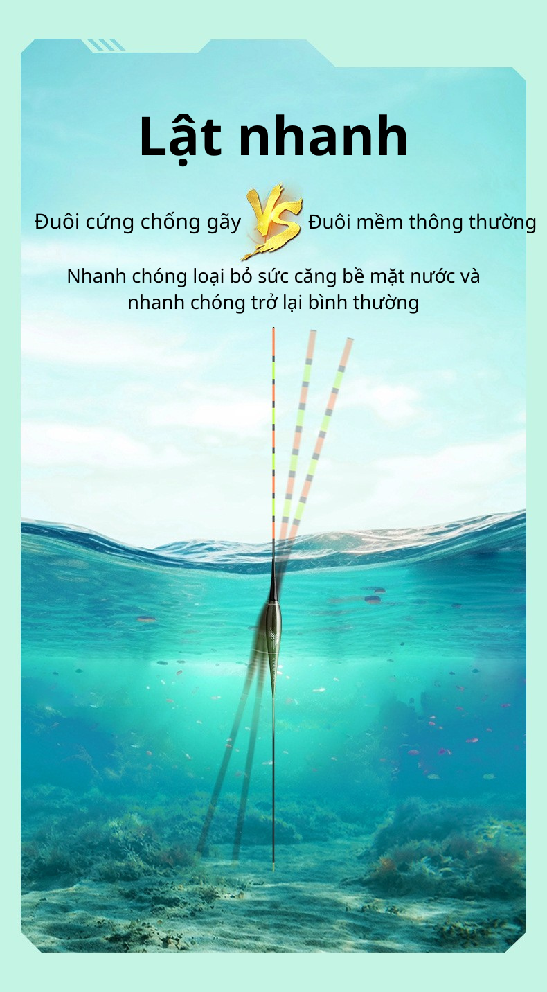 Phao Cảm Biến Đổi Màu Linxiang Cao Cấp - Ảnh 2