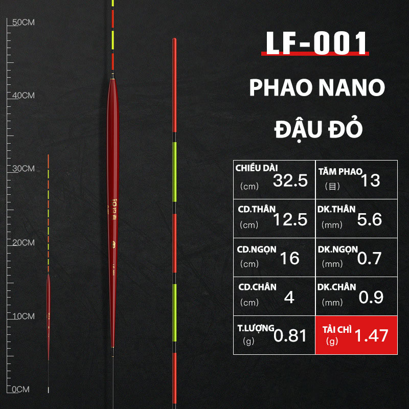 Phao Câu Đài Đậu Đỏ Câu Cá Nhát - Ảnh 7
