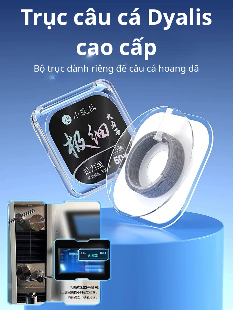 🎣 DÂY DÙ LÀM THẺO DYALIS CAO CẤP – SIÊU MỎNG, SIÊU BỀN, CỰC NHẠY! 🎣