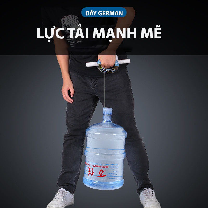 DÂY CÂU GERMAN CÂU CÁ LỚN CUỘN 100M - Ảnh 4
