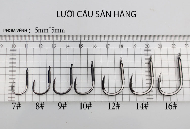 Lưỡi Câu Săn Hàng Bọc Silicon Chống Sốc - Ảnh 3