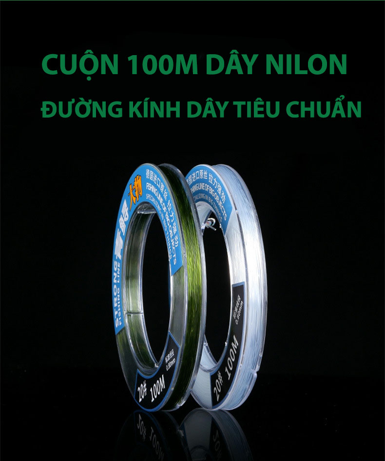 DÂY CÂU GERMAN CÂU CÁ LỚN CUỘN 100M - Ảnh 7