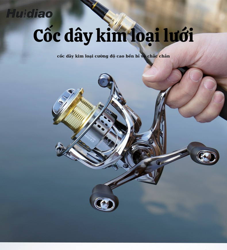 🎣 MÁY CÂU KIM LOẠI HAIDIAO CAO CẤP – ĐẲNG CẤP DÂN CÂU CHUYÊN NGHIỆP 🎣 - Ảnh 8