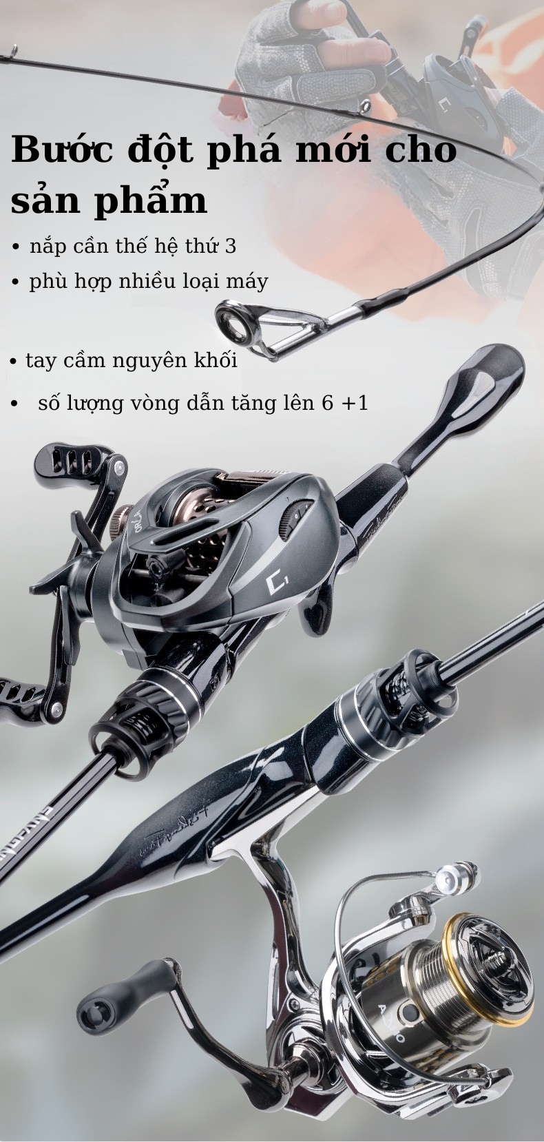 Cần Câu Lure Samurai Cao Cấ