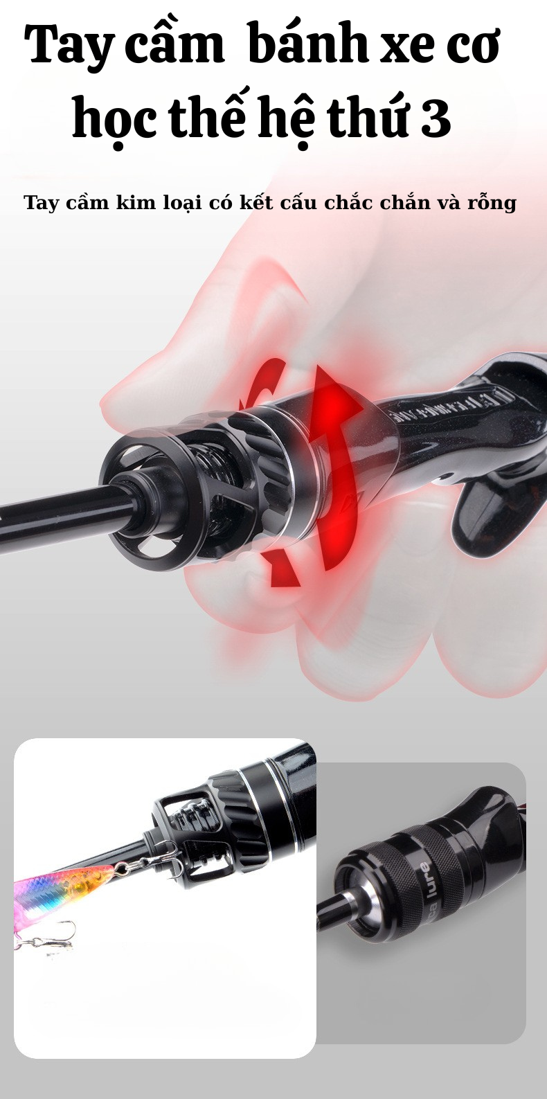 Cần Câu Lure Samurai Cao Cấ - Ảnh 5