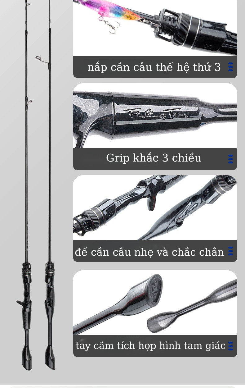 Cần Câu Lure Samurai Cao Cấ - Ảnh 8