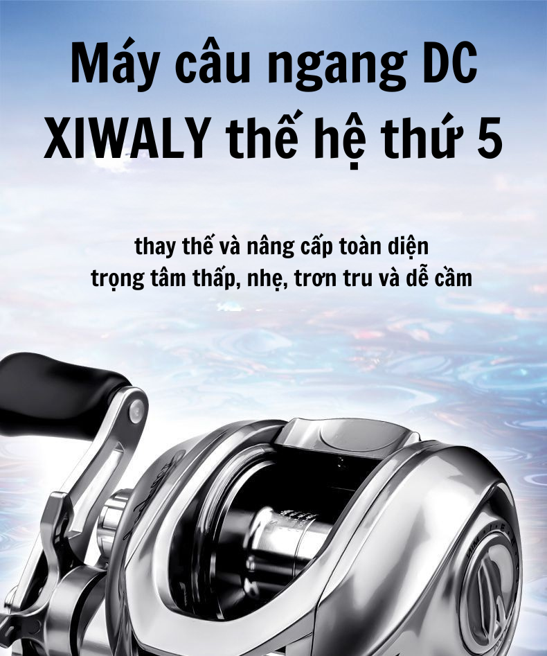 Máy câu ngang DC XIWALY cao cấp - Mượt mà, chắc chắn, bền bỉ - Ảnh 3
