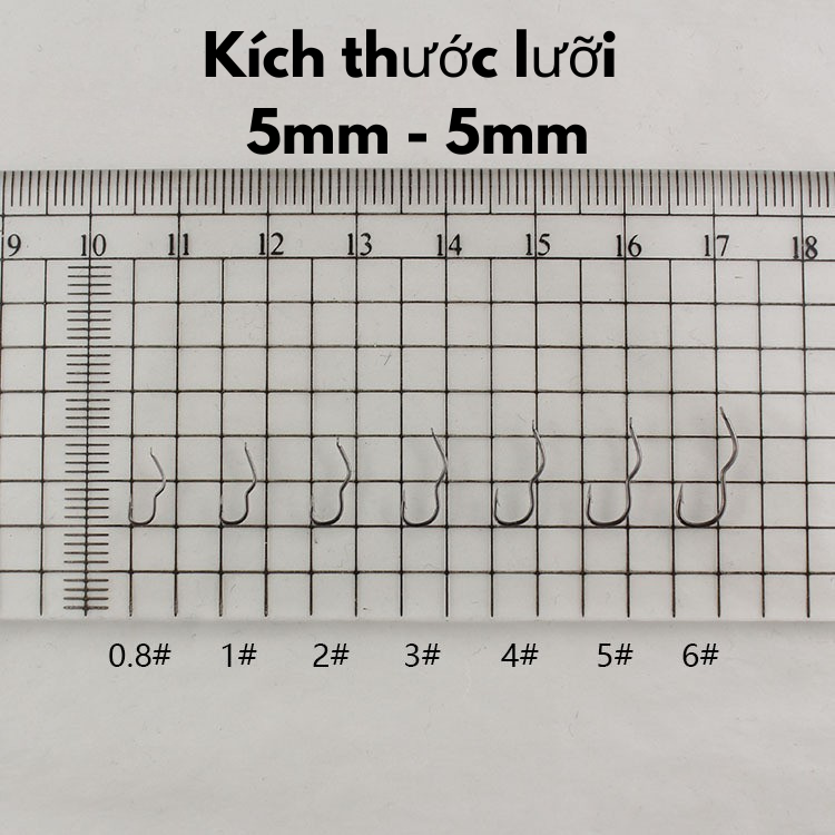 Túi 50 Lưỡi Lật Tự Đóng Cá - Ảnh 6