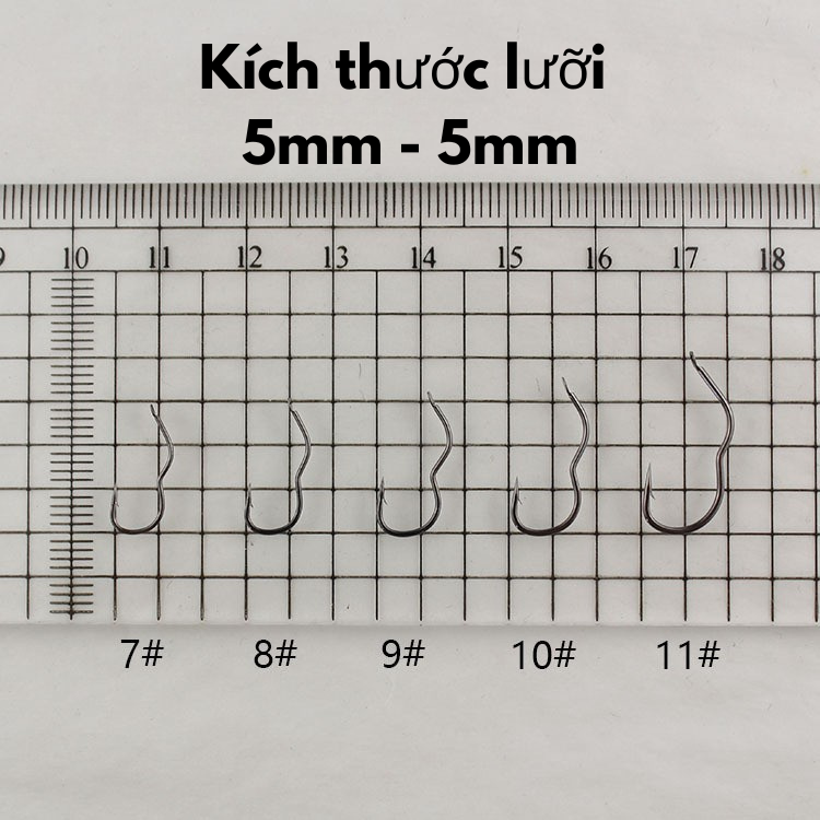 Túi 50 Lưỡi Lật Tự Đóng Cá - Ảnh 7