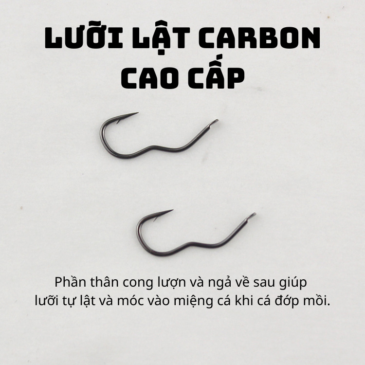 Túi 50 Lưỡi Lật Tự Đóng Cá - Ảnh 3