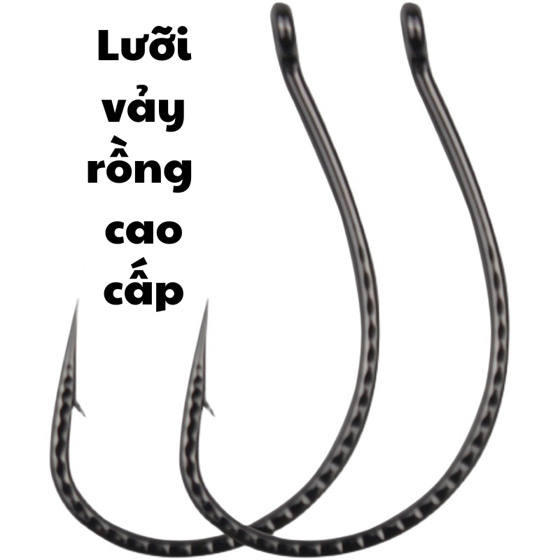 Túi 50 Lưỡi câu cá Longlin Vẩy Rồng - Ảnh 3